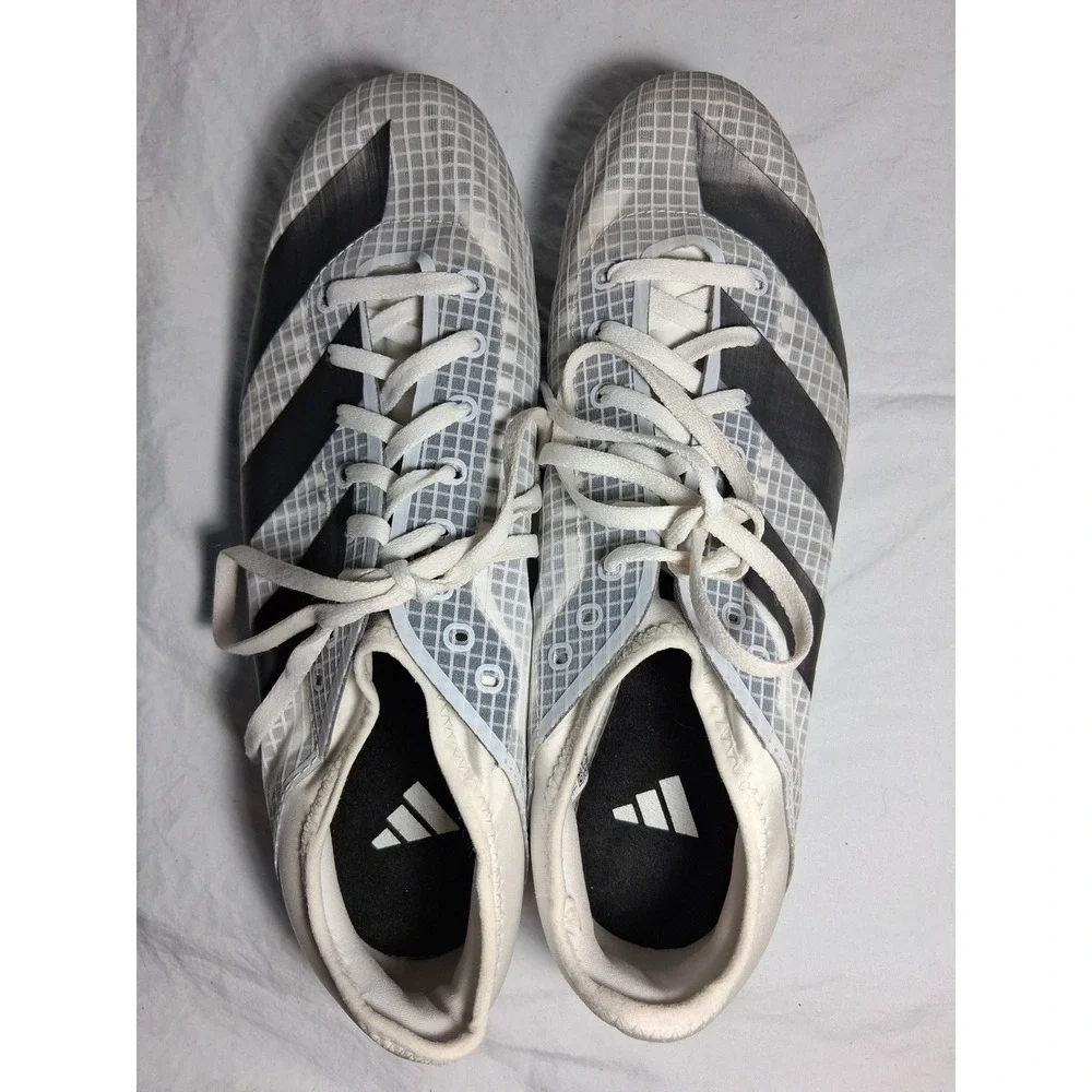 Adidas Sprintstar Track Field Spikes Mens 11 Grey Black GX6685 Running Shoes
